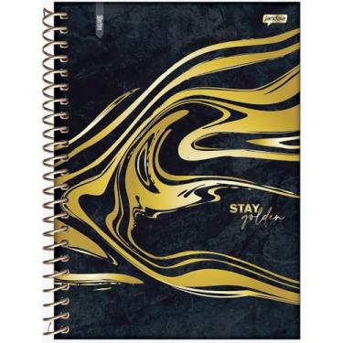 Imagem de Caderno Universitário Espiral 10 Matérias 160 FLS MARBLE 72907-24 (Grafite)