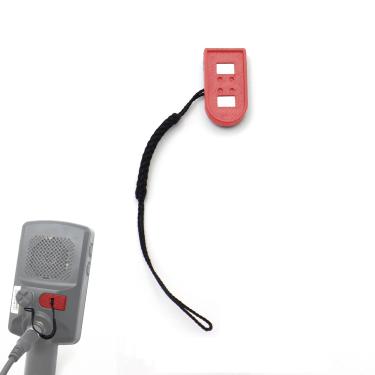 Imagem de Tampa magnética para porta de carregamento Minelab Equinox/Manticore Series Protetores à prova de poeira para pontos de contato, compatível com Equinox 600/800/700/900/Manticore (vermelho com cordão)