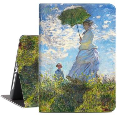 Imagem de Capa para iPad 6ª geração/iPad 5ª geração 2018/2017, capa para iPad Air 2/iPad Air 1ª capa 9,7 polegadas 2014/2013 visualização em vários ângulos suporte ajustável despertar/hibernar automaticamente