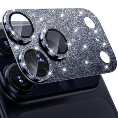 Imagem de WSKEN Protetor de lente de câmera para iPhone 17 Pro Max, [à prova de estilhaçamento de grau militar] [forte aderência] protetor de tela de vidro temperado de liga de alumínio de metal, azul brilhante