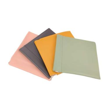 Imagem de 4 bolsas de cosméticos autovedantes com fecho de pressão, organizadores compactos de 12 x 12 cm para maquiagem, moedas, chaves, joias e pequenos itens essenciais