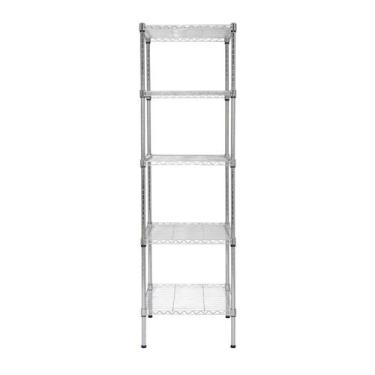 Imagem de Estante de Aço Multiuso Quadrada 5 Prateleiras Ajustáveis - Uteall