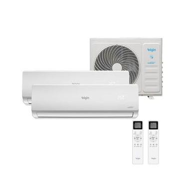 Imagem de Ar Condicionado Bi Split Elgin 18000 BTUS 2X9000 Inverter Quente e Frio 220V MTQE18C2CB