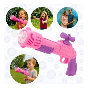 Imagem de Brinquedo Bubble Gun Maquina Arminha Pistola Bolha De Sabão - Acruche,