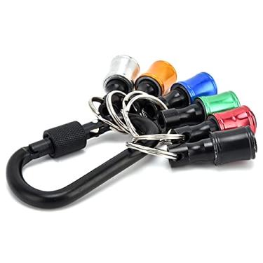 Imagem de aqxreight 6 Peças Barra de Extensão de Chaveiro Haste Hexagonal Chave de Fenda Porta-bits Adaptador de Soquete Ferramenta de Liberação Rápida Mudança de Produto Leve Uma que Tenha um Design Grosso e Plano para Extensão de Chaveiro