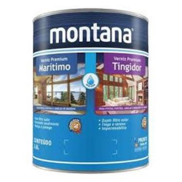 Imagem de Verniz Premium Marítimo Base Água Natural Acetinado 3,6L Montana - Mon