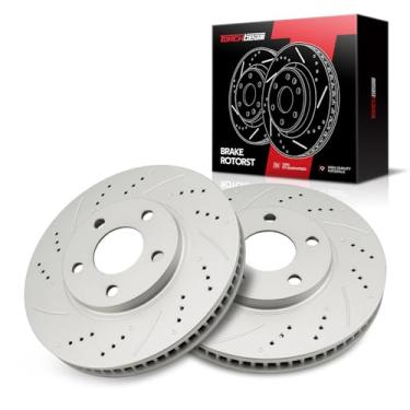 Imagem de Torchbeam Rotores de freio dianteiro de 302,6 mm - Kit de freio para LeSabre 2000-2005; Impala; Monte Carlo, 1997-2005 DeVille, Park Avenue 1997-2004, 2 peças de rotor de freio a disco de substituição