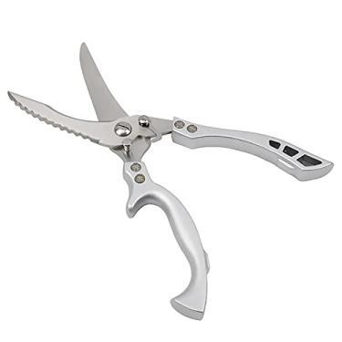 Imagem de Tesoura de Cozinha Heavy Duty Tesouras Aves Aço Inoxidável Multipropósito Grip Confortável Fácil Usar Limpar Afiado