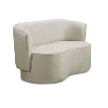 Imagem de Sofá Orgânico Curvo Living 2 Lugares 160 Star Confort Bege