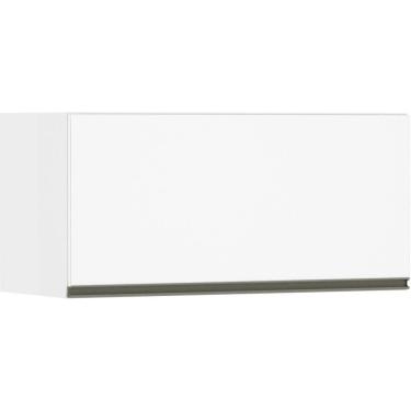 Imagem de Armário Perola Basculante 90 Cm 1 Porta Luciane Branco Polar