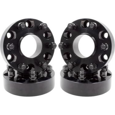 Imagem de Wheel Accessories Parts 4 espaçadores de roda 6 x 5,50 6 em 139,7 mm 1,7 polegadas espessura 12 mm 1,25 adaptador de rosca 77,80 mm Hub serve para Nissan Aramada 2005 a 2015 + Titan (não XD)