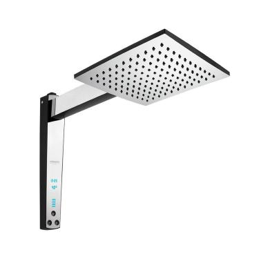 Imagem de Chuveiro Lorenzetti Acqua Century Digital Preto-cromado 220v