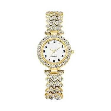 Imagem de Conjunto De Relógio De Quartzo Feminino Com Pulseira De Liga Prata Lux