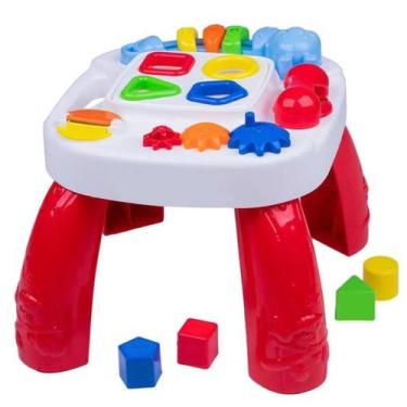 Imagem de Brinquedo Interativo PlayTime Mesa Didática Criança Vermelho - Cotiplá