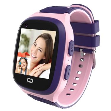 Imagem de Relógio inteligente infantil 4G GPS Tracker - Smartwatch com chamada bidirecional e videochamada, 7 jogos de quebra-cabeça, bate-papo por voz, modo escolar, pedômetro, geo-fence, tela sensível ao