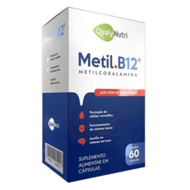 Imagem de METIL B12 60 CAPSULAS QUALYNUTRI - Suplemento de Vitamina B12