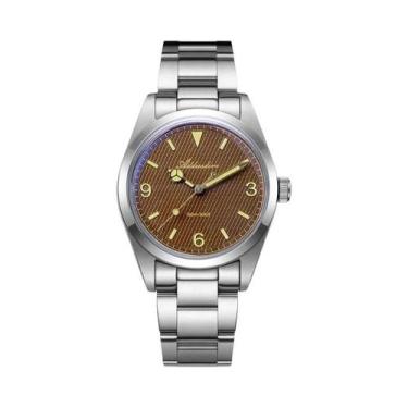 Imagem de Relógio De Mergulho Masculino Em Aço Inoxidável 316L Com Luz, Relógio 