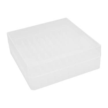 Imagem de GLOGLOW Suporte para Tubo de Ensaio, Rack de Tubo de Ensaio Com 100 Furos, Suporte Reutilizável para de para Centrífuga de Freezer para Tubos de 1,5-2,2 Ml, Material Escolar Azul