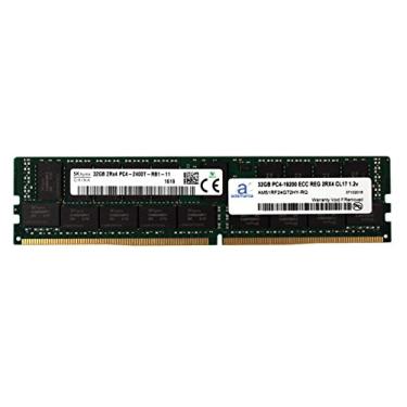 Imagem de Adamanta Atualização de memória de servidor de 32 GB (1 x 32 GB) compatível com chip registrado HP Proliant DL380 Gen 9 DDR4 2400MHZ PC4-19200 ECC 2Rx4 CL17 1.2v DRAM RAM