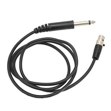 Imagem de Akozon Cabo Mini XLR Fêmea de 3 Pinos para Macho de 6,35 Mm de 3, Pés - XLR para Cabo de Microfone de 1/4 de Polegada para Som Ao, Mixers, Câmeras e Amplificadores (1m)
