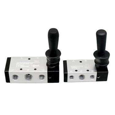 Imagem de 1 peça válvula solenoide 4V210-08 4V310-10 4V410-15 válvula de inversão de cinco vias de duas posições (4H310-10)