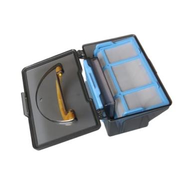 Imagem de Caixa de coleção, compatível com Ilife V5s V3 V5 V5s Pro, peças de aspirador de pó robô com 1 peça de filtro Hepa