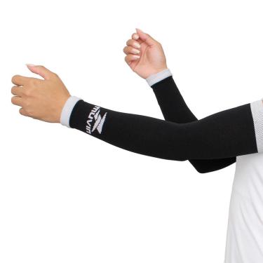 Imagem de Manguito Longo Solid Muvin para Compressão dos Músculos do Braço em Caminhadas, Corridas e Ciclismo-Unissex