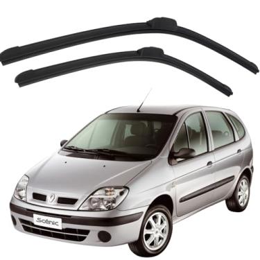 Imagem de TIGER AUTO - JOGO PALHETA PARA PARABRISA DIANTEIRO/TRASEIRO EM SILICONE COMPATIVEL SCENIC 1997>2010