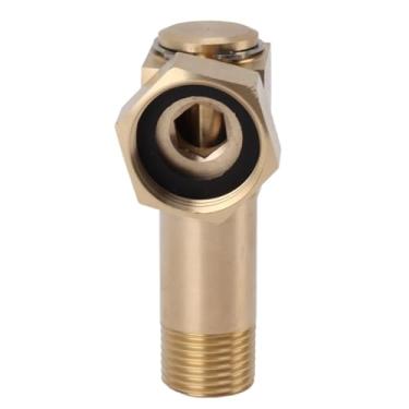 Imagem de Domary Conector de Cotovelo Adaptador de Mangueira Jardim Latão para Conexão Flexível Mangueiras e Torneiras Em Várias Direções, Adequado para Sprinklers Jardim