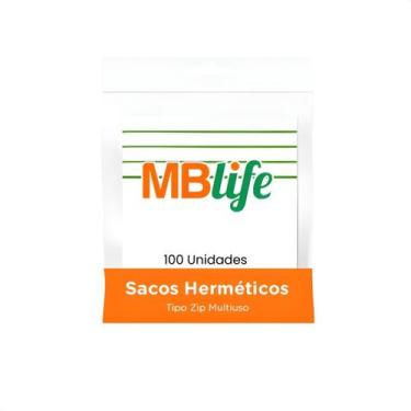 Imagem de Kit Com 2000 Unidades Sacolas Zip Medix Adesivado 4x4 MBLIFE