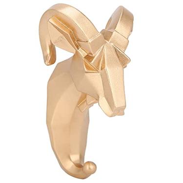 Imagem de Mingzhe Animal Toalha Casaco Chaves Cabide Estilo Distinto Gancho de Parede Decorativo Chapéu Armazenamento para Banheiro Cozinha Quarto (cabra)