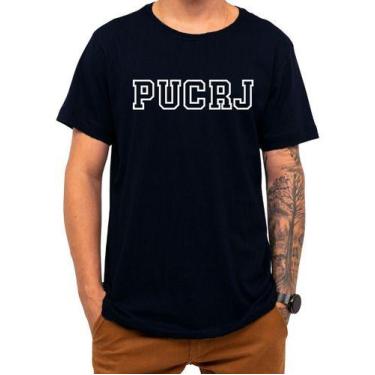 Imagem de Camiseta Faculdade Pucrio Pontifícia Universidade Católica, M, Azul, U