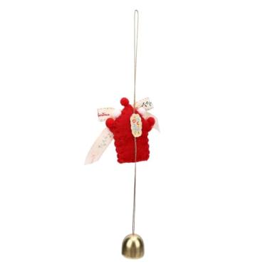 Imagem de WALFRONT Mini Enfeite de de Natal Com Pingente de Sino, Decoração de árvore de Natal de Plástico Reutilizável para Casa de Férias, Decoração Interna e Externa, Enfeite de Suspensão de Festivo