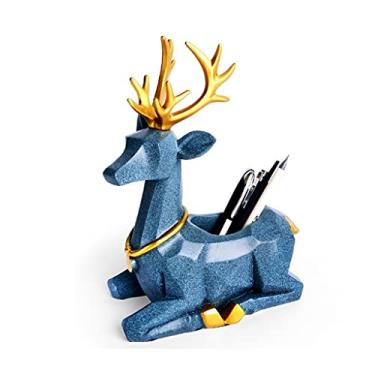 Imagem de Recipiente para canetas, porta-lápis, copo para mesa, criativo, moderno, porta-canetas, estilo nórdico, caixa de armazenamento, escritório, casa, escola, suporte para canetas (cor: E) (F)