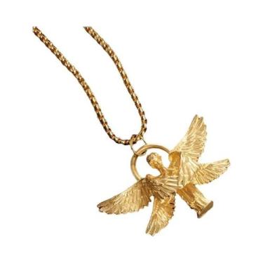 Imagem de Colar Com Pingente De Menina Mecha Em Prata Para Homens E Mulheres, Jo