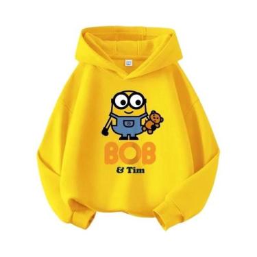 Imagem de Moletom Com Capuz Estampado Minions Despicable Me Para Meninos E Menin