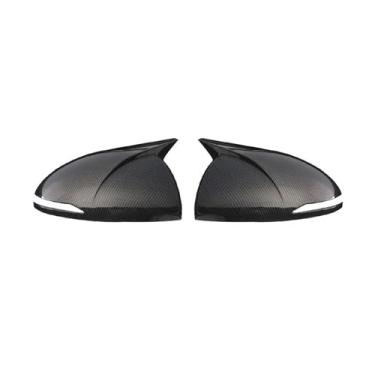 Imagem de Espelho retrovisor capa lateral invertendo espelho Compatível com hyundai sonata dn8 2020 2021 chifre espelho retrovisor capa guarnição(Carbon fiber pattern)