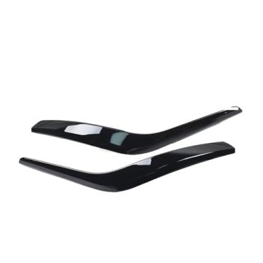 Imagem de Compatível Com Bmw X1 2010-2016 E84 2 Pçs Atualizado Interior Do Carro De Fibra De Carbono Esquerda Direita Maçaneta Da Porta Capa Guarnição Substituição(Piano black 2PCS SET)