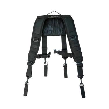 Imagem de Cinto Tático Ajustável Para Polícia Com Suspensórios E 4 Laços Para Fe
