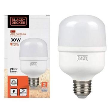 Imagem de Lâmpada Bulbo Led Alta Potência 30w T80 6500k - Black & Decker BDAP-24