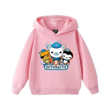 Imagem de Moletom Com Capuz Estampado Para Meninos E Meninas, Moletom Infantil D
