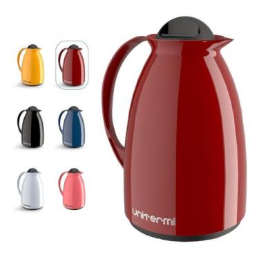 Imagem de Garrafa termica florença 0,65l color eco - unitermi, Vermelho
