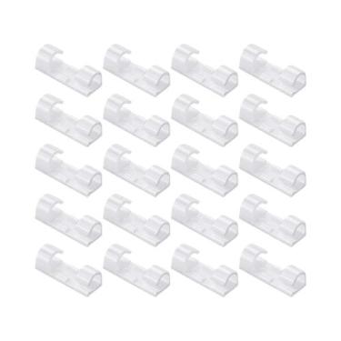 Imagem de Organizador De Cabos Autoadesivo Para Parede E Mesa, Gerenciador De Fi