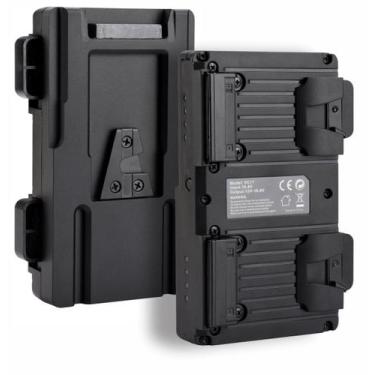 Imagem de Placa DUAL VC17 Para Baterias V-Mount - Duplique a Capacidade - Generi
