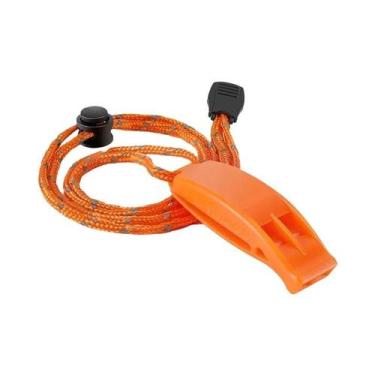 Imagem de Apito De Segurança De Emergência Com Cordão Para Caiaque, Colete Salva