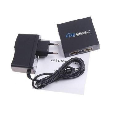 Imagem de Adaptador Hdmi 1.4 Splitter Duplicador 2x1 Tv Monitor Full Hd 3D