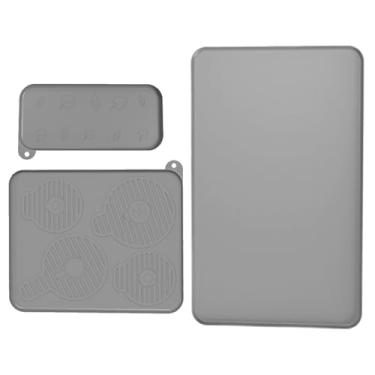 Imagem de Tapete de silicone para café – Tapete antiderrapante para balcão | Almofada de secagem de pratos multifuncional, acessório para sorvete para aluguel de hotéis, apartamentos e empresas