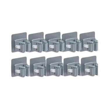 Imagem de Suporte De Parede Autoadesivo Para Vassouras E Rodos, Gancho Organizad