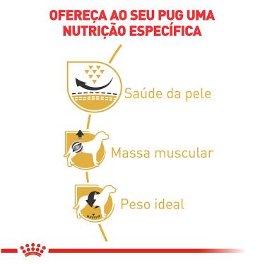 Imagem de Ração Seca para Cães Adultos da Raça Pug 7,5kg Royal Canin