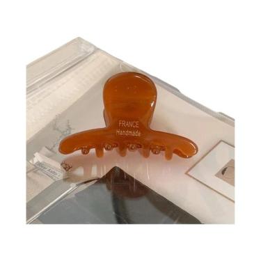 Imagem de Presilha De Cabelo Infantil De Acetato Com Design De Tubarão Para Volu